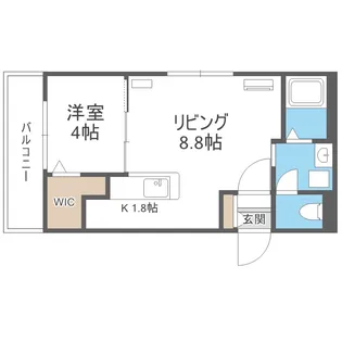 DPレジデンス麻生【2階】の間取り