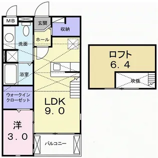 グレイスヴィラ川中島 A【2階】の間取り