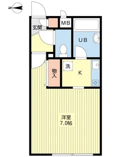 ソール オリエンス【2階】の間取り