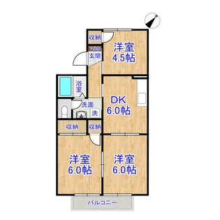 ファーストヴューラ弐番館【2階】の間取り