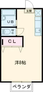 プチメゾンつくば【1階】の間取り