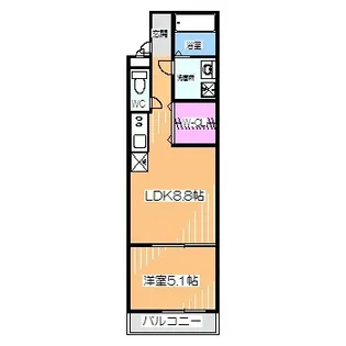 フジパレス浜寺サウスI番館【3階】の間取り