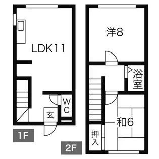 ル・シャトー【1階】の間取り