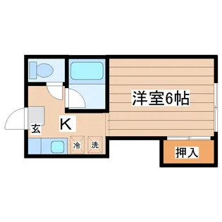 ペレオ河原町【2階】の間取り