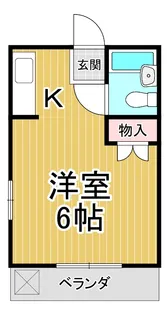 仁川ロイヤルハイツ【3階】の間取り