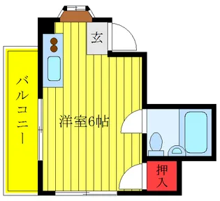 コーポマキノ【2階】の間取り