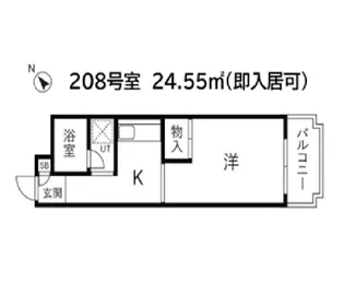 プラザ上北沢【2階】の間取り