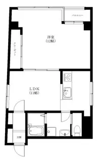 山口ホームビルA【4階】の間取り
