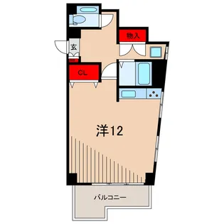 はやしやビル【4階】の間取り