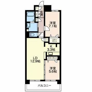 M&T【4階】の間取り