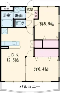 ジュエルSK【1階】の間取り