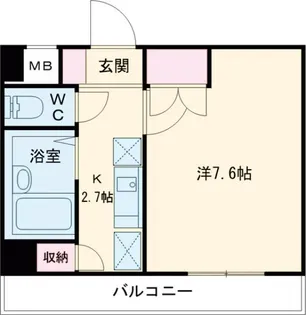サンテミリオン芦花公園【6階】の間取り
