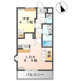 グラディオラスガーデン【2階】の間取り