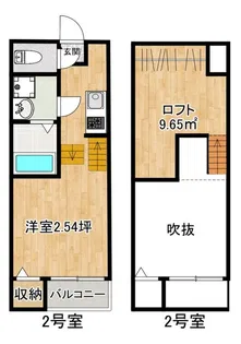 MODERN PALAZZO 諫早BRILLER【1階】の間取り