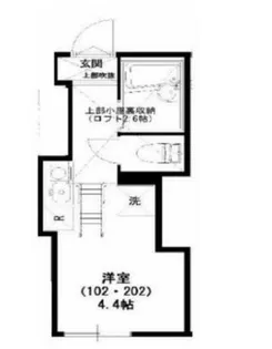 プライムテラス南林間II【2階】の間取り