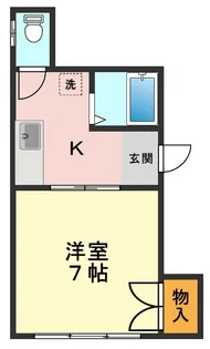 島村アパート【2階】の間取り