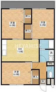 セモアさかえ【4階】の間取り