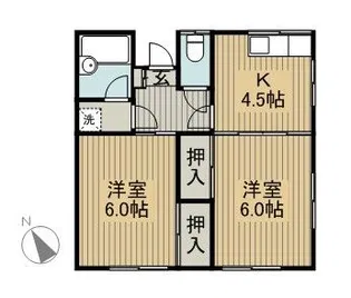 和泉ハイム【2階】の間取り