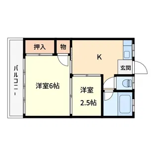 奈良コーポ【2階】の間取り
