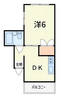 大木ハイツ【2階】の間取り