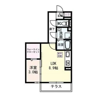カサレリアIII【2階】の間取り