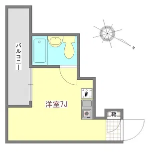 ウィング横浜【2階】の間取り