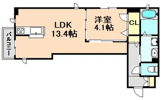 Sha Maison UHO【1階】の間取り