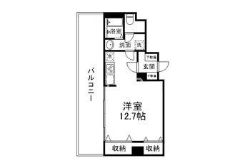 e.ze.御所南【5階】の間取り
