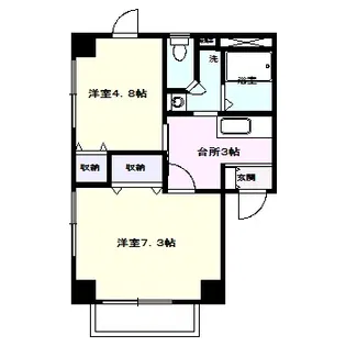 SKビルズ霞城南【3階】の間取り