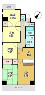 グリーンヒル弥生台【2階】の間取り