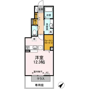 モンペリエ【1階】の間取り