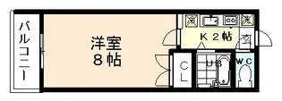 セルヴァン華【4階】の間取り