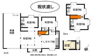 岩手県九戸郡軽米町大字小軽米第24地割【一戸建】の間取り