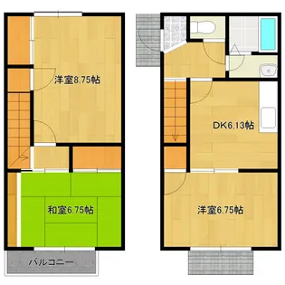 東京都八王子市めじろ台1【一戸建】の間取り