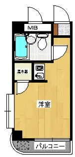 東京都日野市三沢1【マンション】の間取り