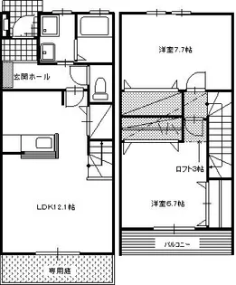 広島県東広島市八本松町正力【一戸建】の間取り