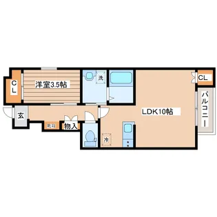 リヴェール葉山【1階】の間取り