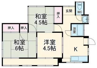 神奈川県厚木市妻田北2【一戸建】の間取り