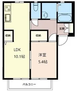 グランドュール【1階】の間取り