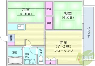 プラザS&Y【1階】の間取り