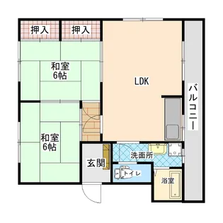 M大西【1階】の間取り
