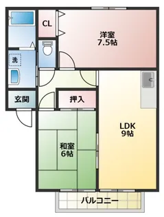 ファサードB【2階】の間取り