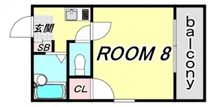 広島県広島市中区羽衣町【マンション】の間取り