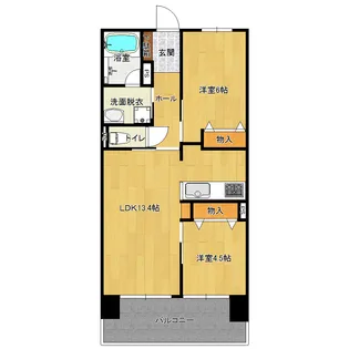 サンパーク年見町ネクシア【5階】の間取り