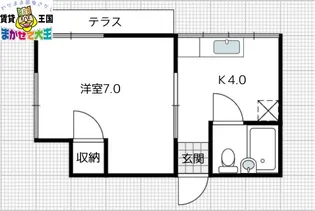 サンパール【1階】の間取り