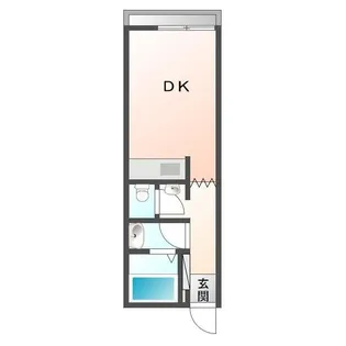 ユーサンコーポ B棟【2階】の間取り