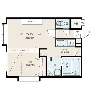 ルナ レガーロ【1階】の間取り