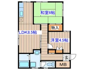 ファミ-ル小田原2【1階】の間取り