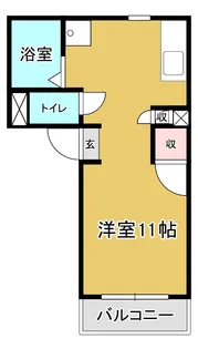 メゾンド木町【3階】の間取り