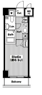 1Kの間取り画像